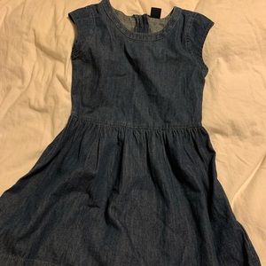 EUC Gap Blue Denim Girls Dress Size Small